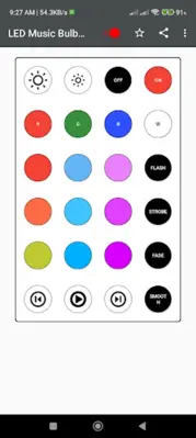 led music bulb remote control android App screenshot 1