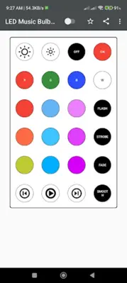led music bulb remote control android App screenshot 2